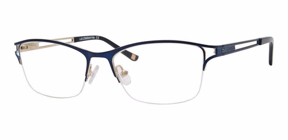 NEW Liz Claiborne L 661 Blue and Gold Eye Glasses